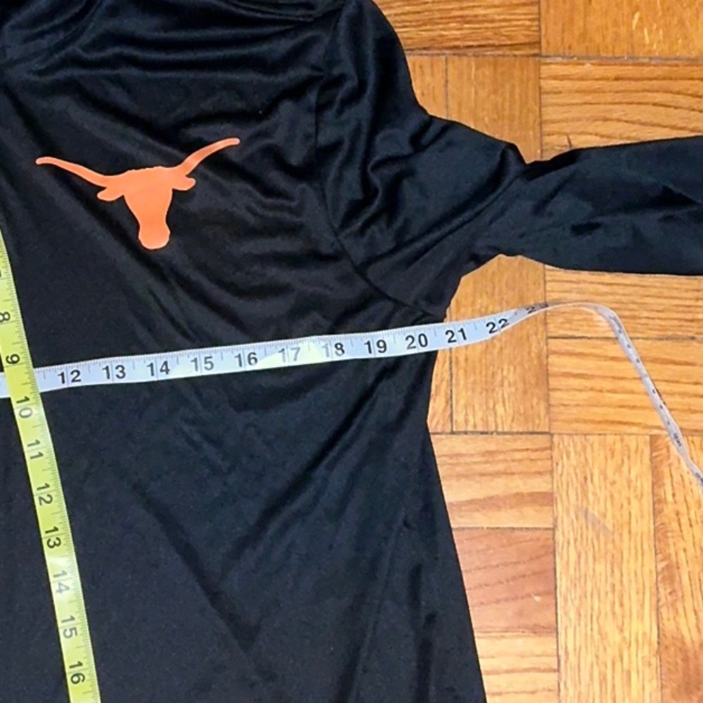 Fanatics, Longhorns,  L/S Quarter Zip Pullover, Men’s Large, Black & Orange - Picture 5 of 7